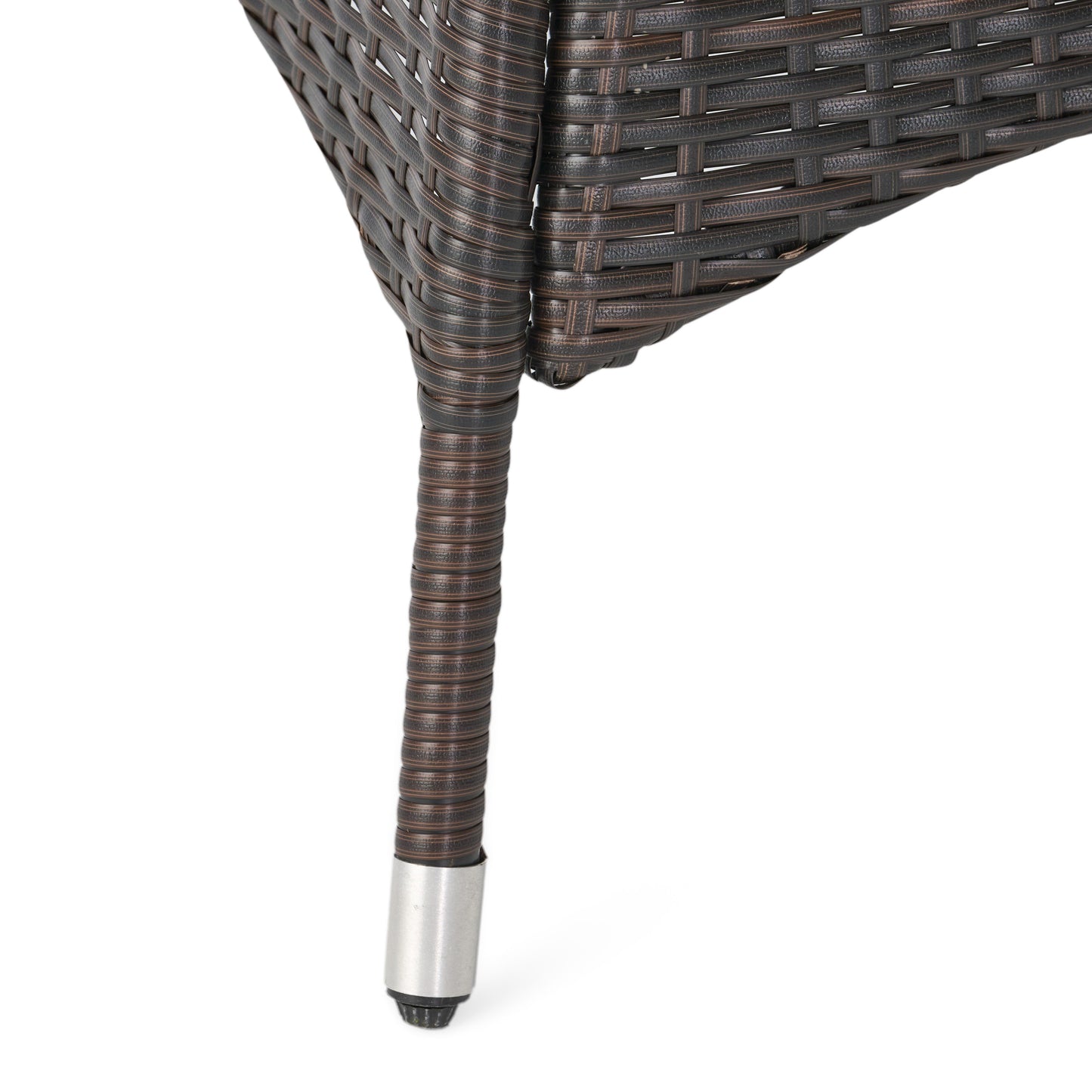 CORSICA RD Dining Table - Brown Wicker Outdoor Table