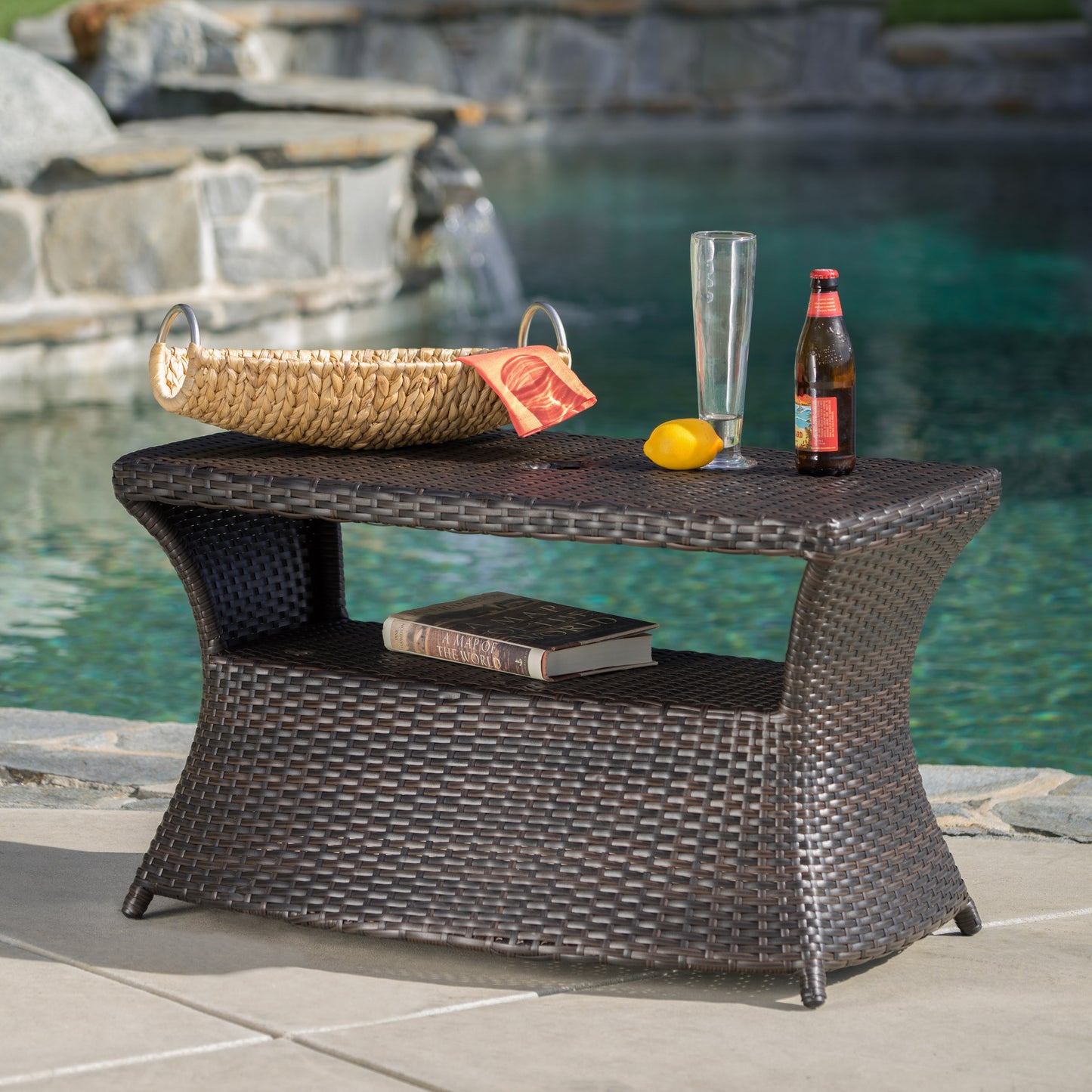 BERKELEY CHAISE LOUNGE SIDE TABLE