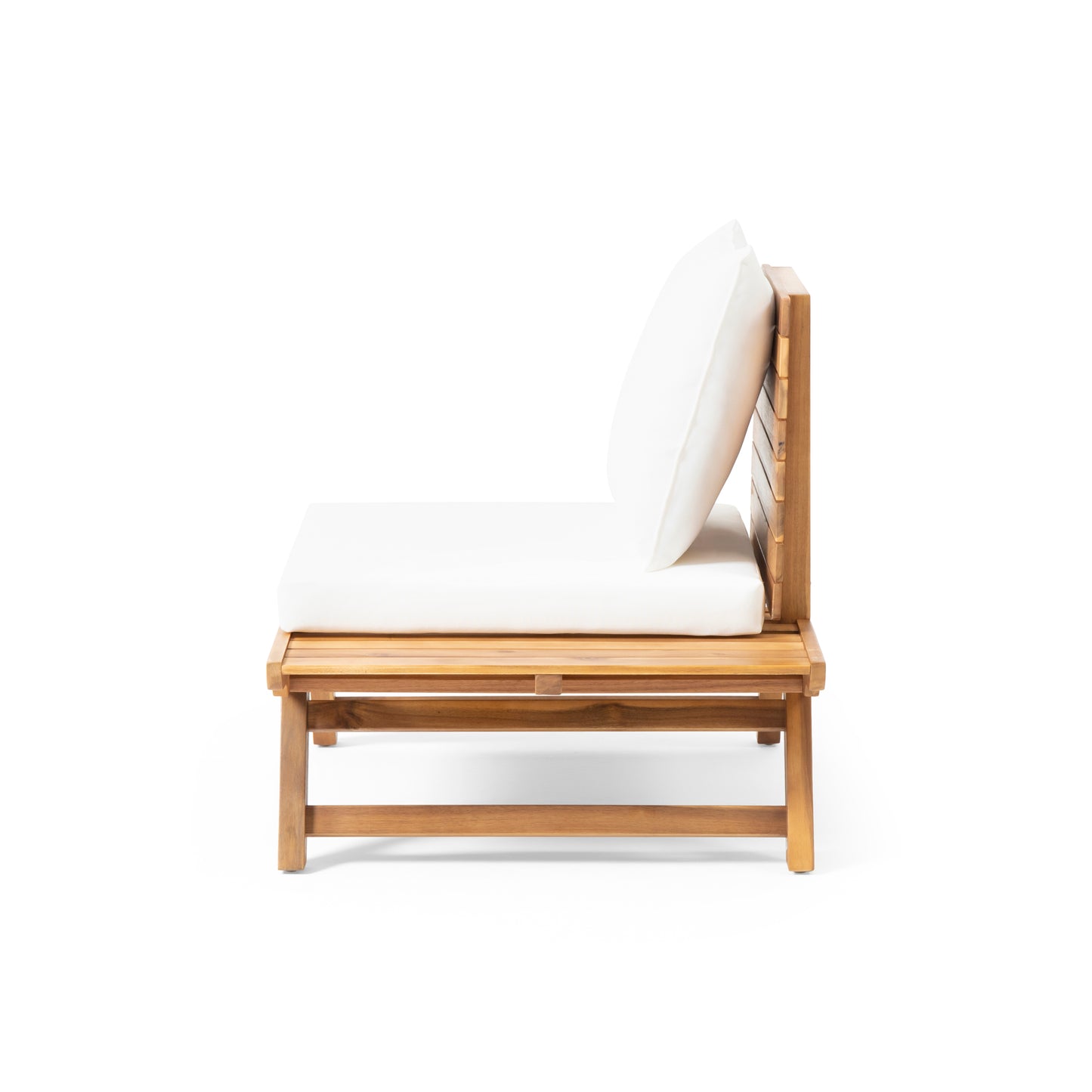 Teak Acacia Wood Outdoor Club Chair for Garden or Poolside Seating