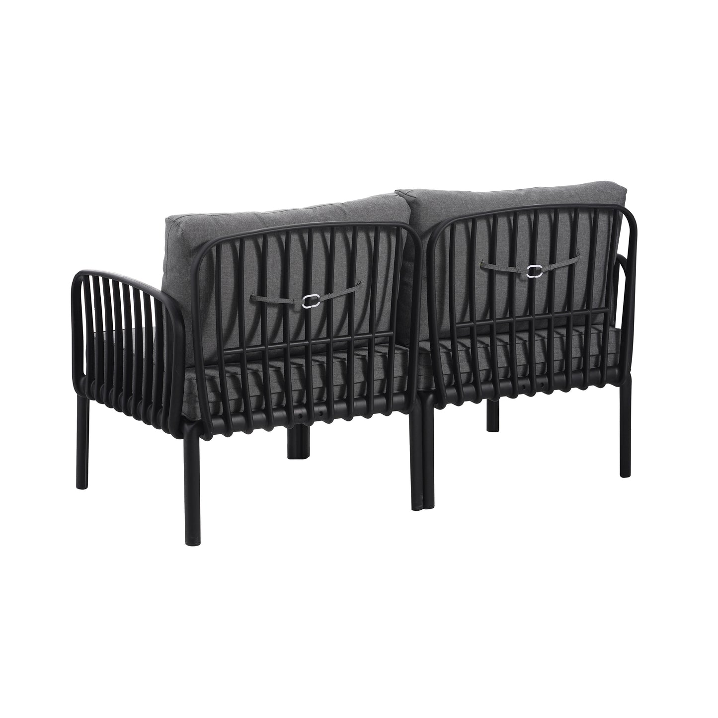 Modern Outdoor Patio Sofa Set with Cushions for Garden & Poolside