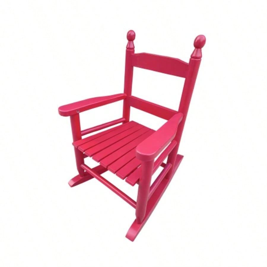 Childrens rocking red chair - Indoor or Outdoor - Suitable kids - Durable