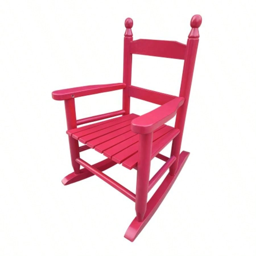 Childrens rocking red chair - Indoor or Outdoor - Suitable kids - Durable