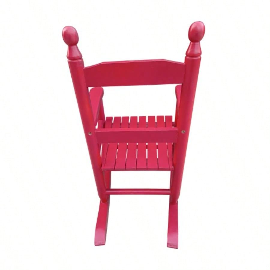 Childrens rocking red chair - Indoor or Outdoor - Suitable kids - Durable