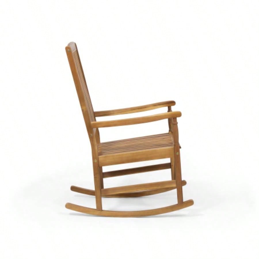 ARCADIA ROCKING CHAIR OUTDOOR, ACACIA WOOD, Natural
