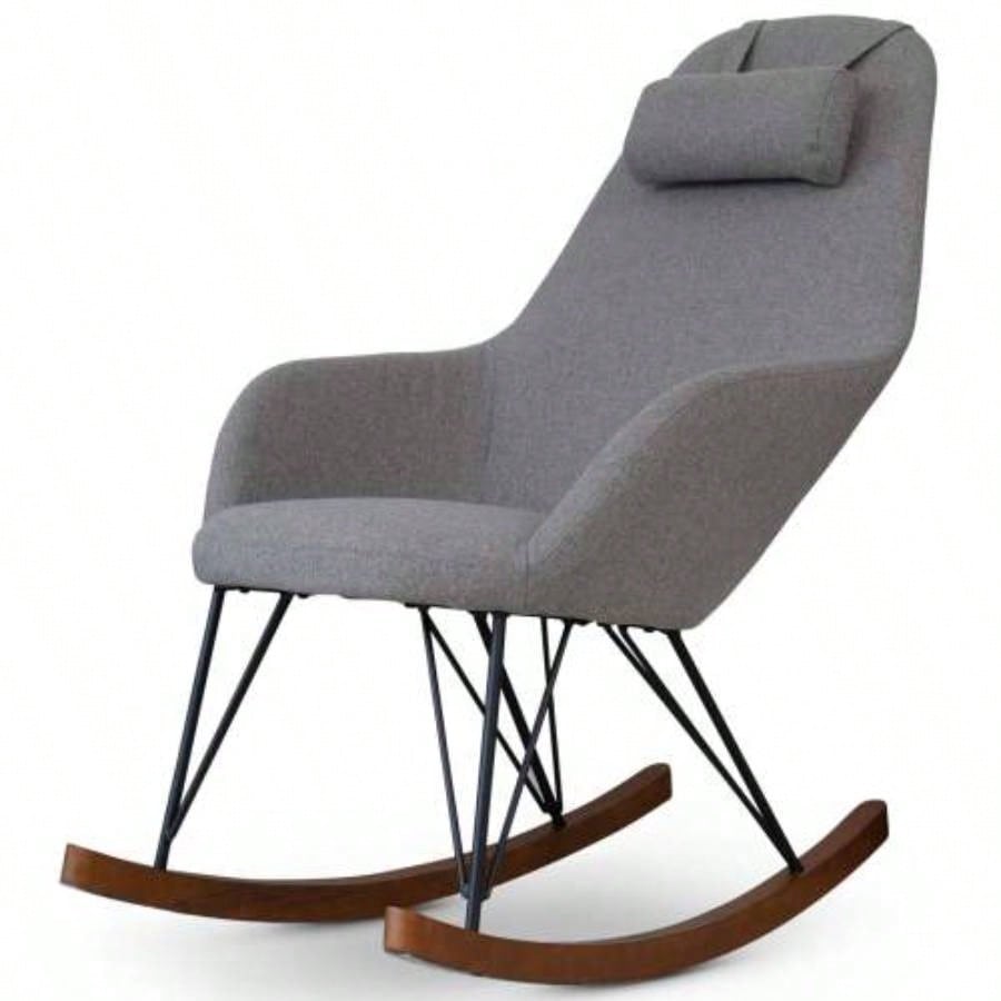 Mid Modern Rocker Livingroom And Bedroom Chair