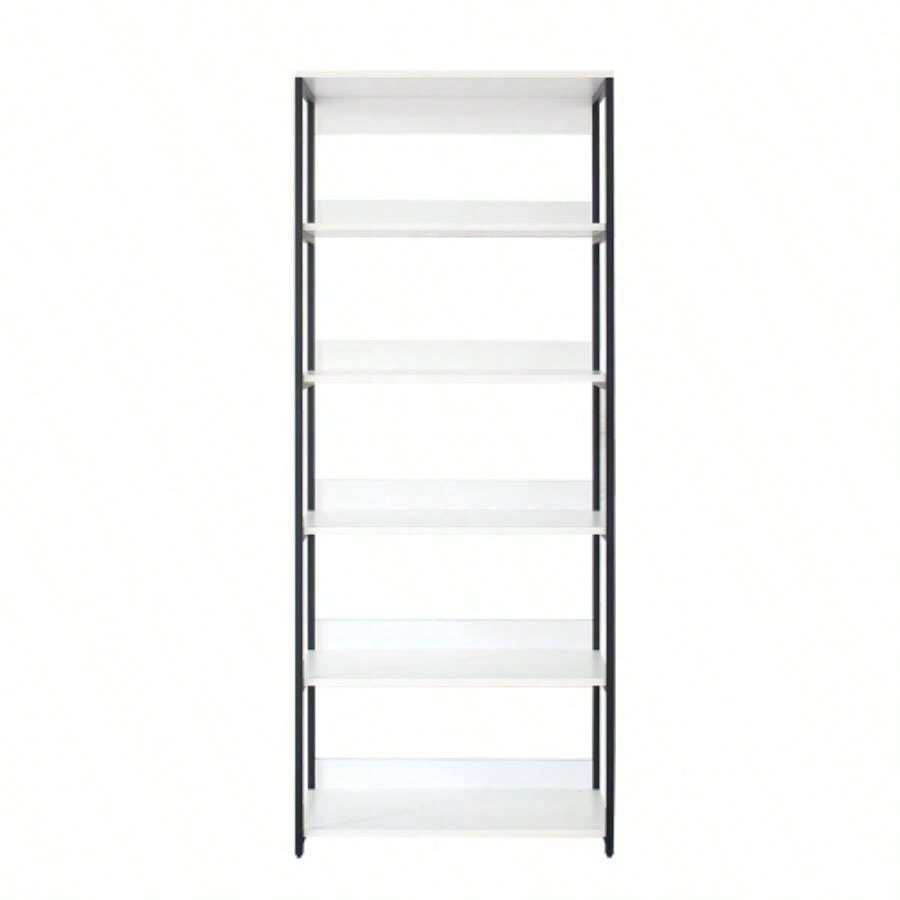 Fiona Wood and Metal Walk - in Closet with Five Shelves