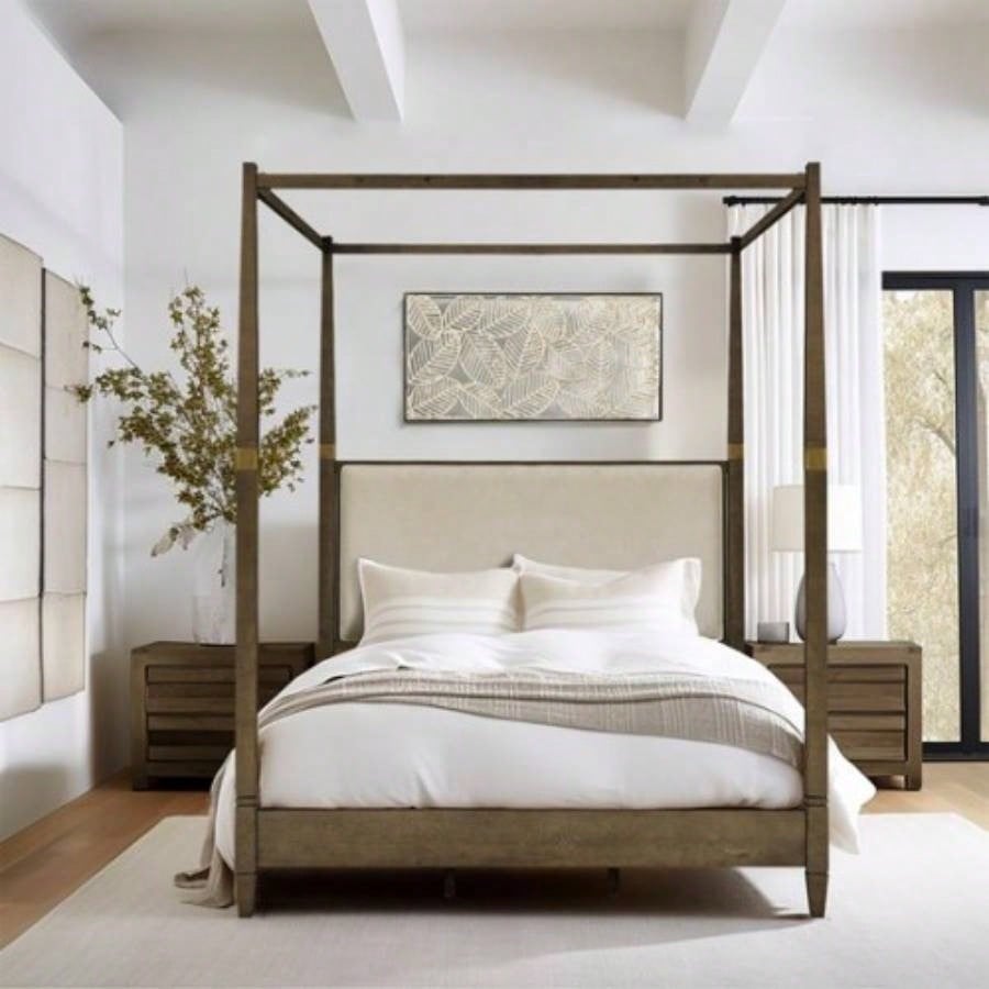 Canopy Bed Brown See below