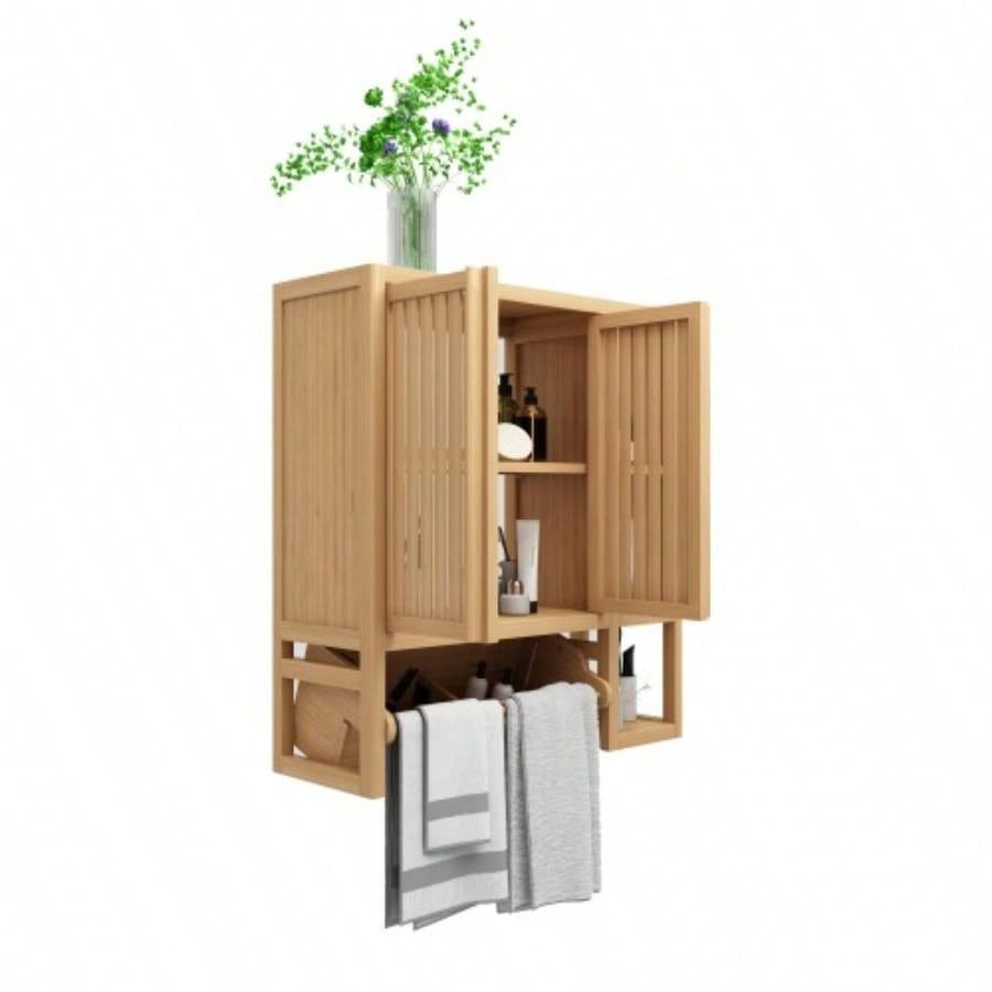 Bathroom cabinet wall mounted toilet storage big box