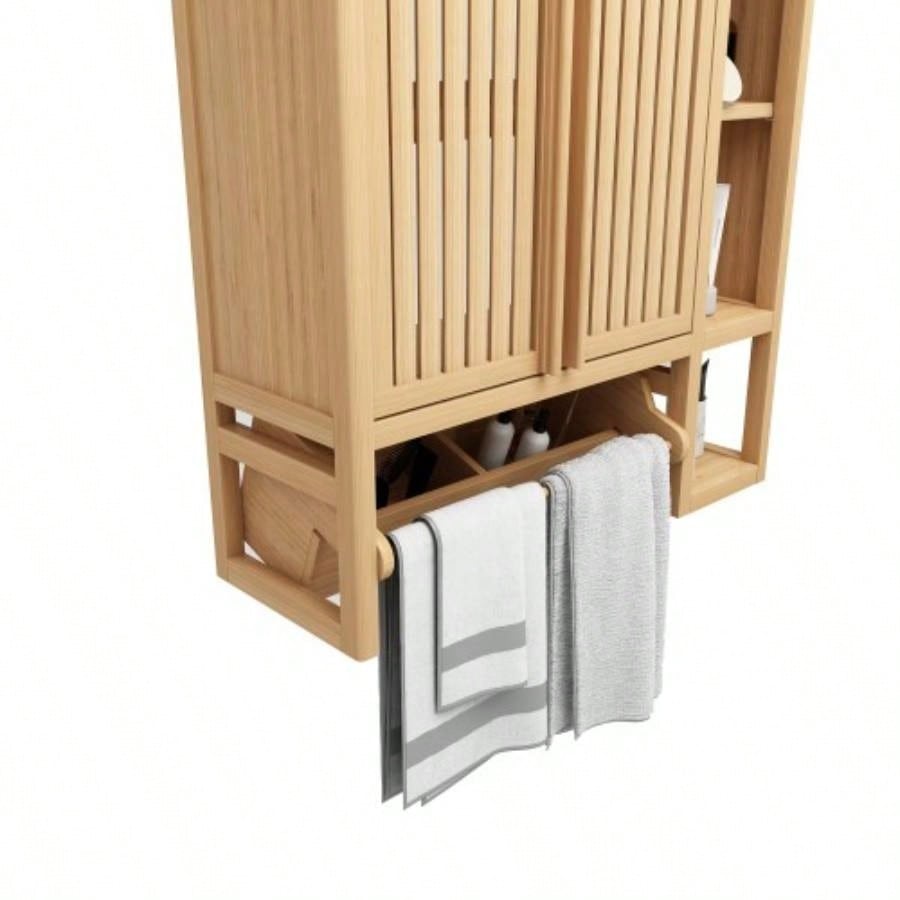 Bathroom cabinet wall mounted toilet storage big box