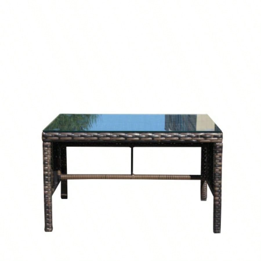 Outdoor patio Furniture 1 Coffee Table with tempered glass
