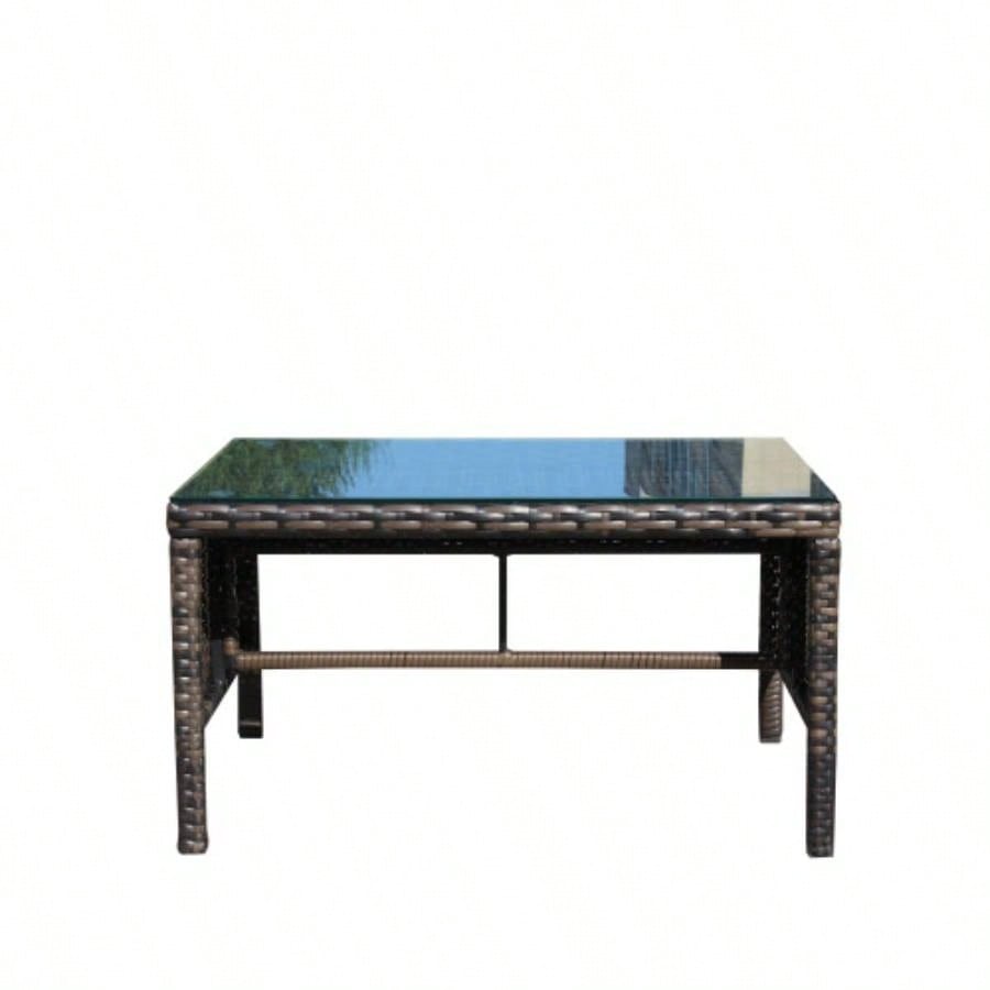 Outdoor patio Furniture 1 Coffee Table with tempered glass