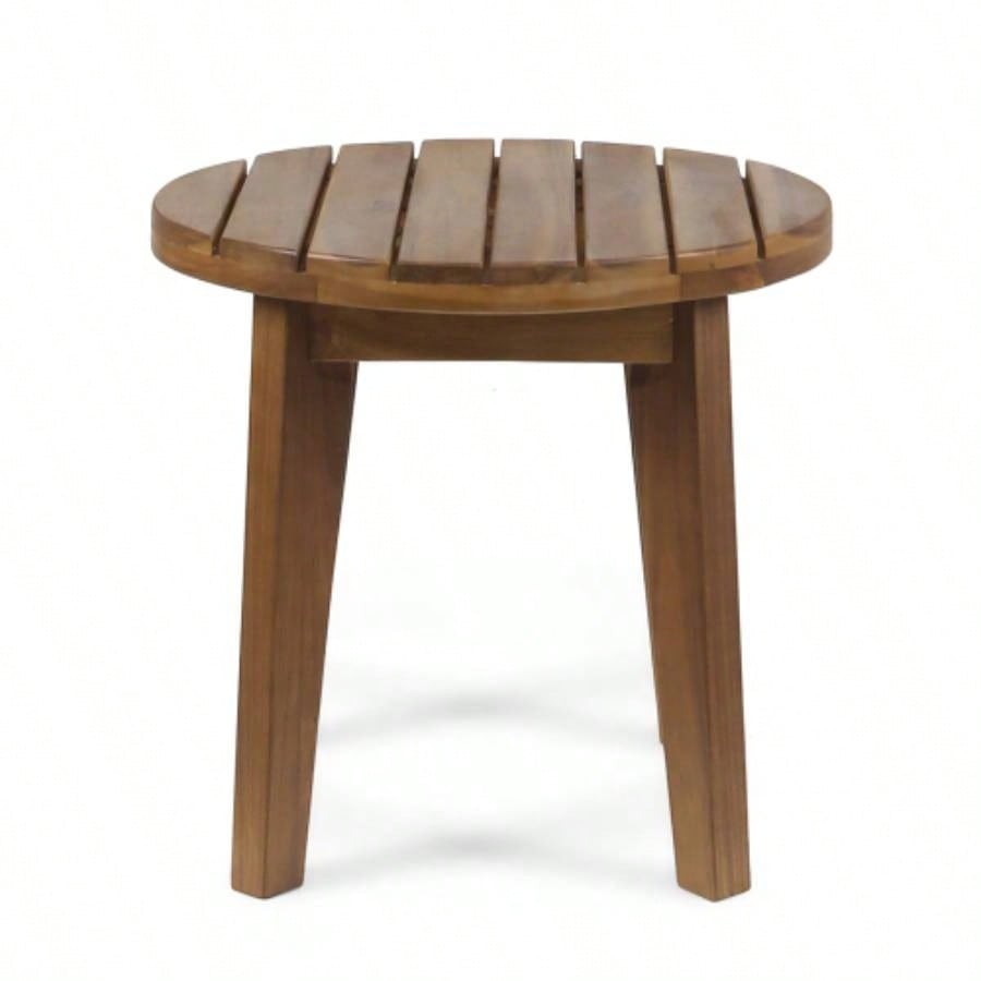 Outdoor 16 Acacia Wood Side Table, Teak