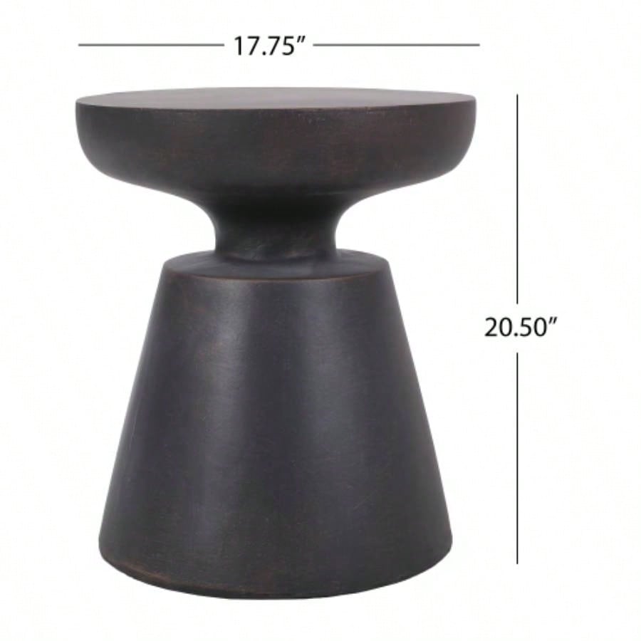 Outdoor LightWeight Concrete Side Table
