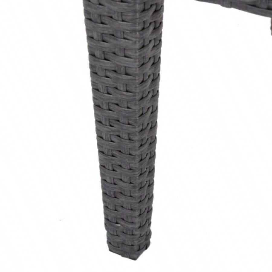 Outdoor Antibes Wicker Side Table, Accent Table,