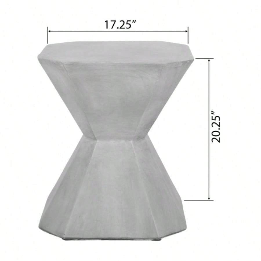 Outdoor LightWeight Concrete Side Table