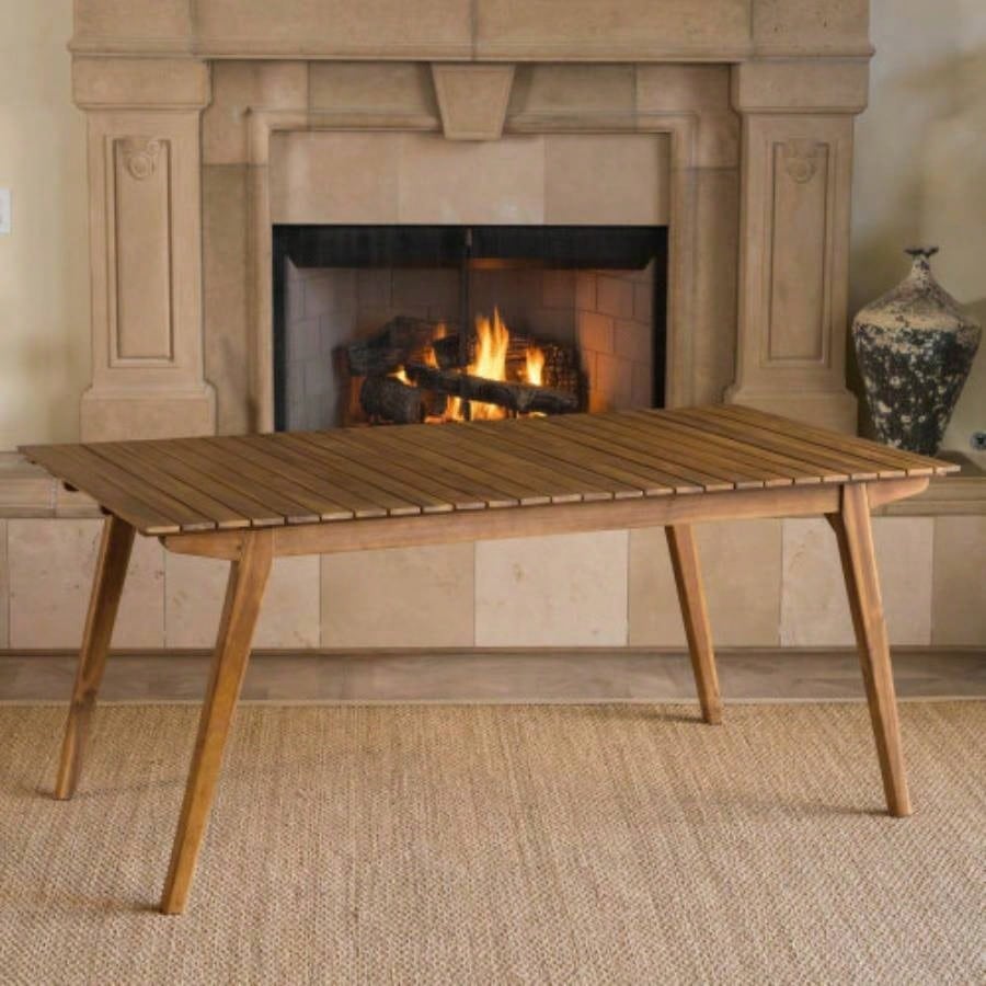 Outdoor 69 Solid Wood Dining Table