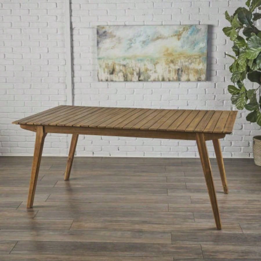 Outdoor 69 Solid Wood Dining Table