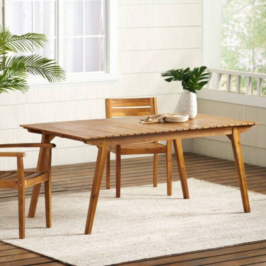 Outdoor 69 Solid Wood Dining Table
