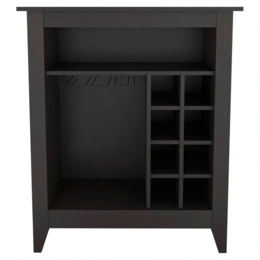 DEPOT E - SHOP Mojito Bar Cabinet, One Open Drawer, One Open Shelf, Black