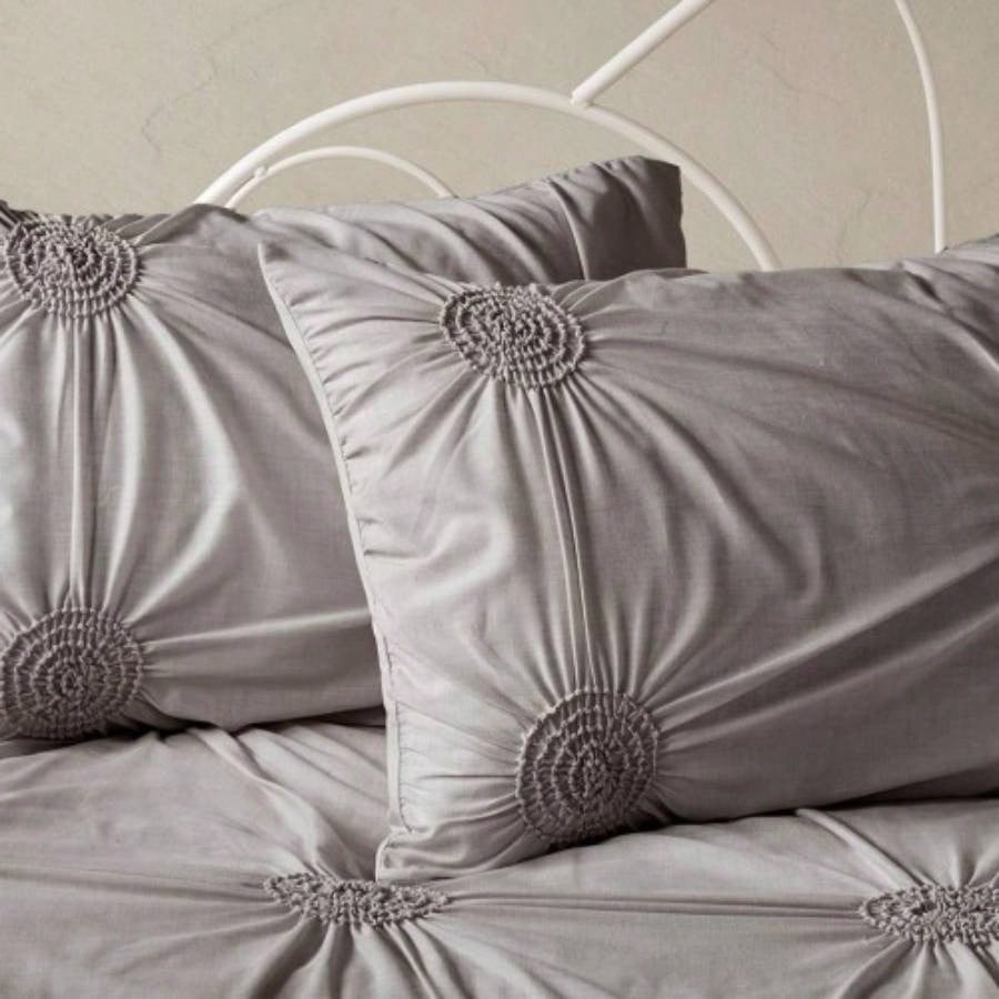 6 Piece Reversible Daybed Cover Set Dark Gray Daybed