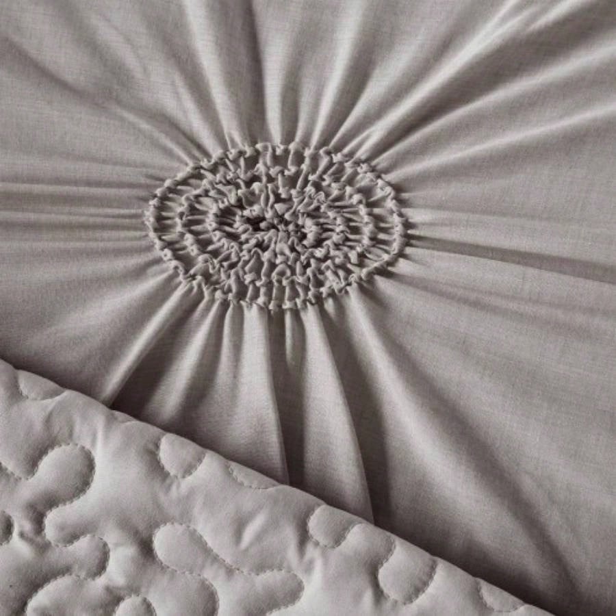 6 Piece Reversible Daybed Cover Set Dark Gray Daybed