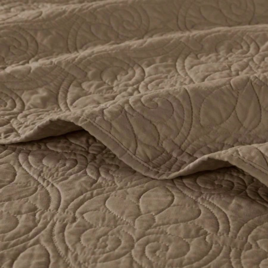 Reversible Bedspread Set Mocha