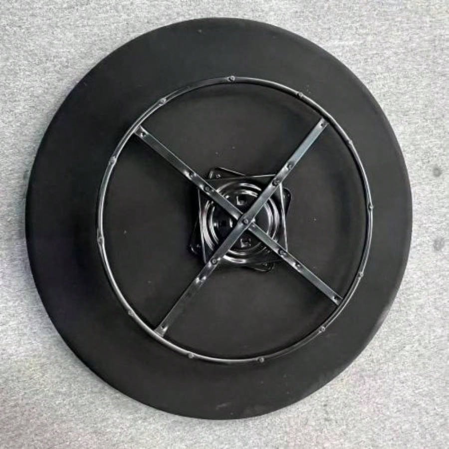 COOLMORE Modern Large Round Bean Bag Chair with Footrest Living Room, Chenille Fabric Lazy Sofa with Pillow Adults, Teenagers, Child, Suitable Bedroom, Dormitory, Study Room