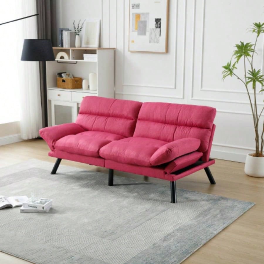 UNITED WE WIN Furniture, Bedroom furniture, Living room furniture, sofa with thick cushion, Sofa bed, Sleeper sofa with metal feet.