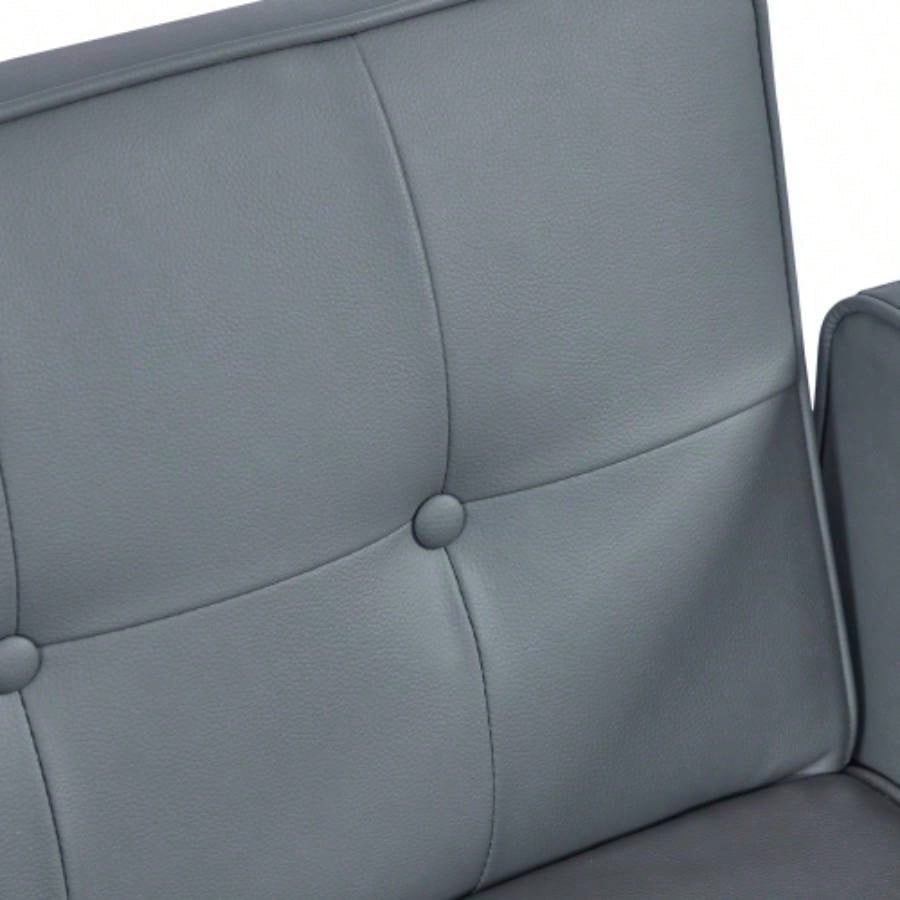 2131PU - GY, PU leather matte gray