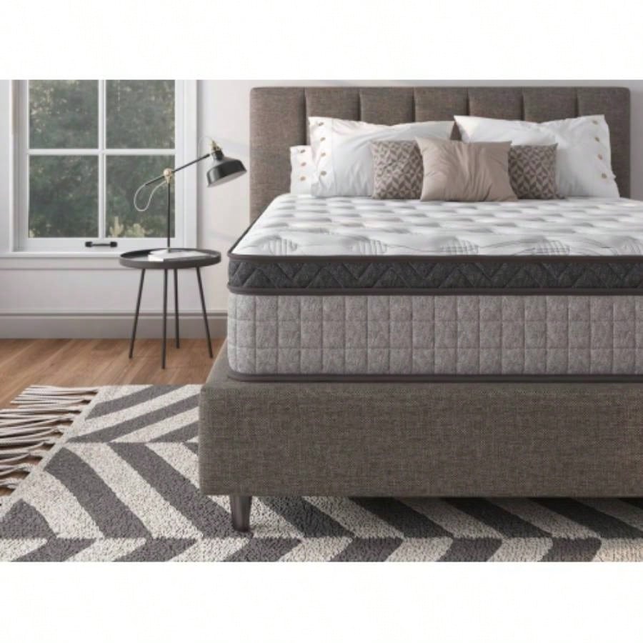 Support Coil 12 Hybrid Mattress - Medium Soft, Assembled in USA, Gel Foam, Pressure Relief
