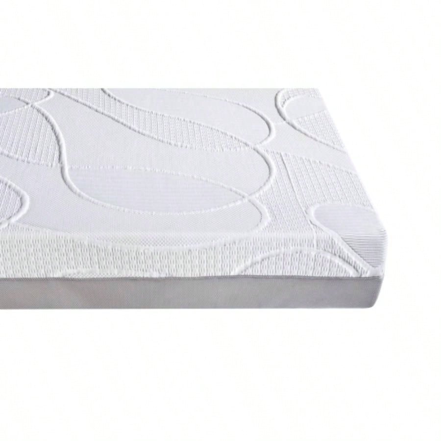 12 Inch Medium Firm Foam Mattress, Green Tea Charcoal Infused Freshness - Boosting Technology, Body - Conforming Comfort, High - Density Support, White