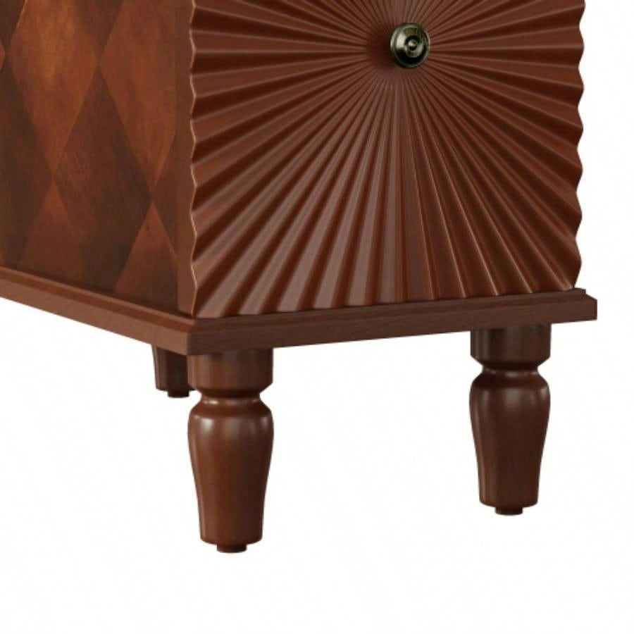 2 Drawer Modern Sofa Side Table, Narrow Side Table, Slim Nightstand Living Room, BedroomExpect Arrival Date 2025/4/16