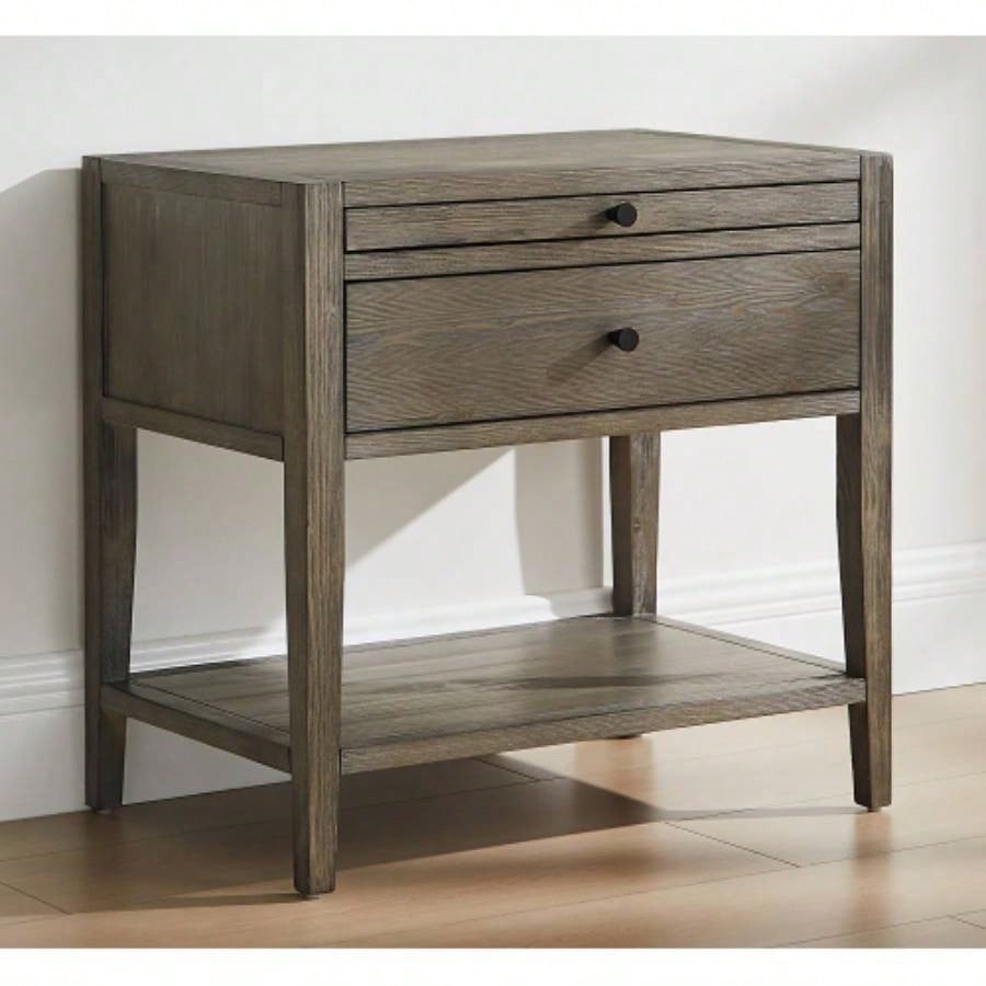Sunveil 1 - drawer Nightstand - Weathered Gray