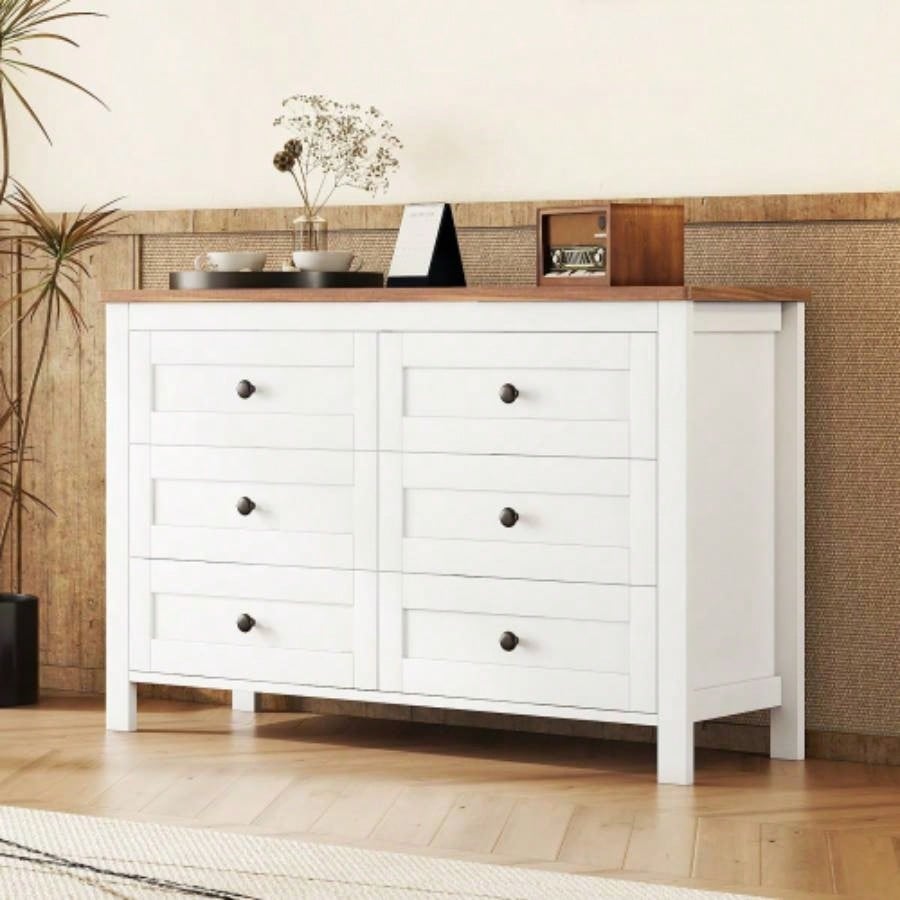 2 - Drawer Farmhouse Wooden Nightstand with Well - proportioned Design and Sleek Lines, Wood Side Table with Storage Cabinet Bedroom, Antique Gray
