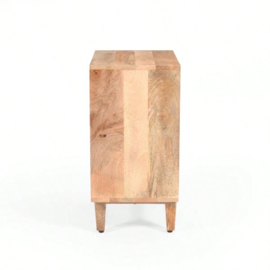 Natural Wood Nightstand