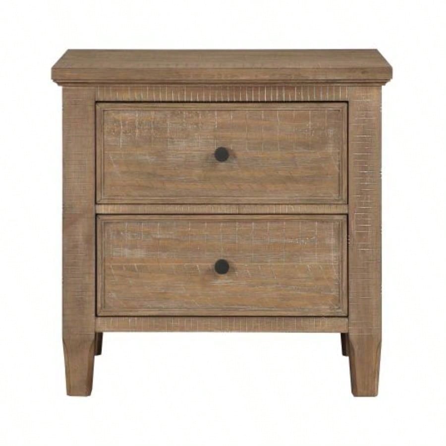 - 2 Drawer Nightstand - Dark Brown