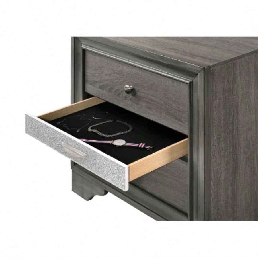 Naima Gray Nightstand