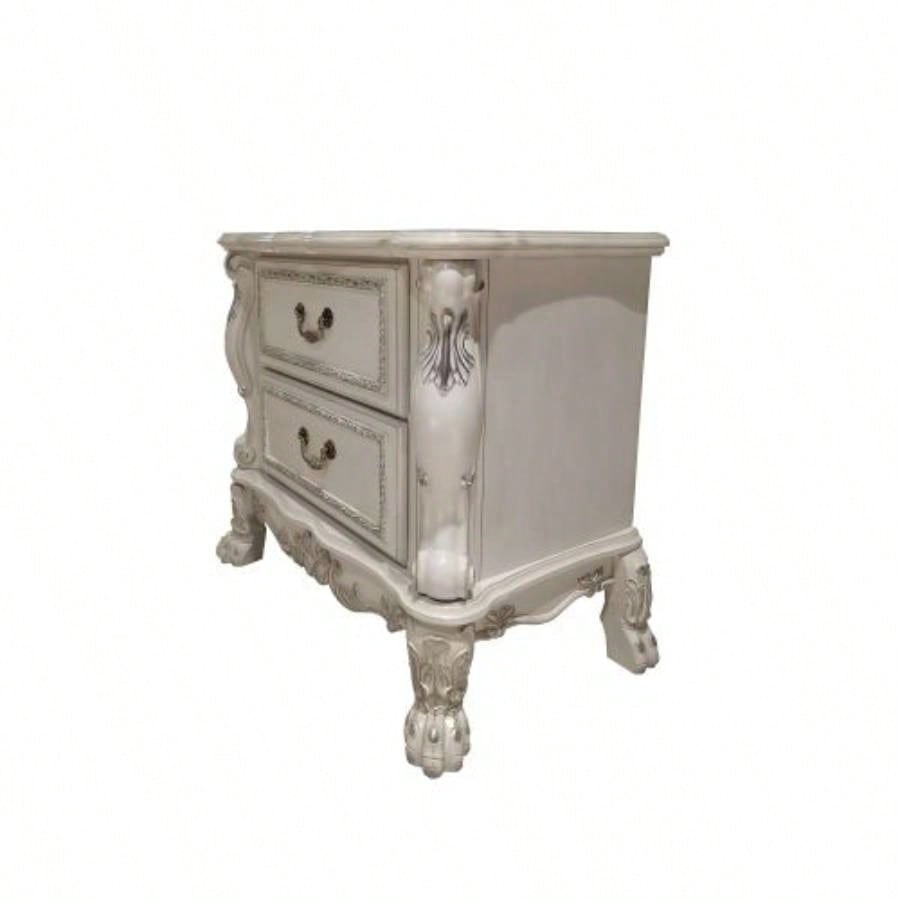 Dresden Bone White Nightstand
