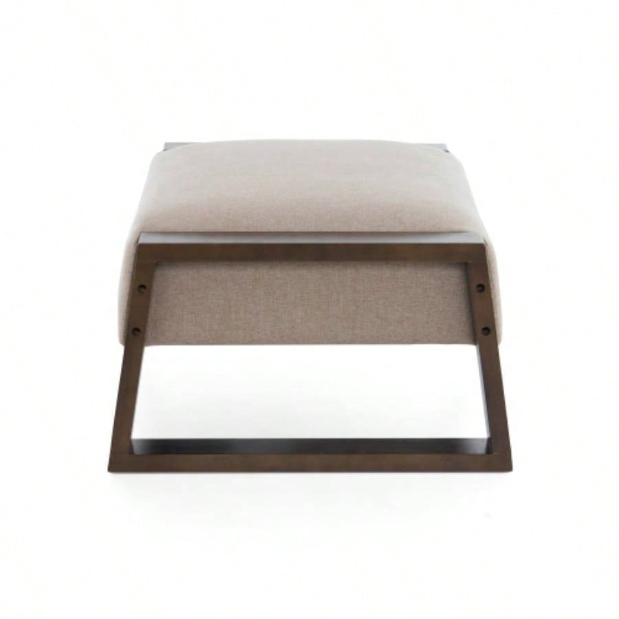 Sleek and Stylish Ottoman, Beige