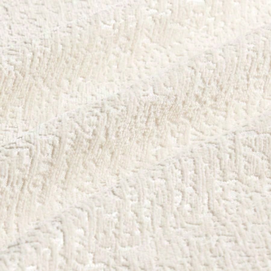 33 White Sofas White Chenille - Armless and ottoman