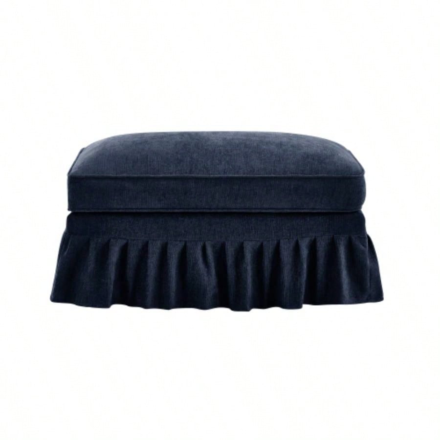 Ottoman Chenille - Blue