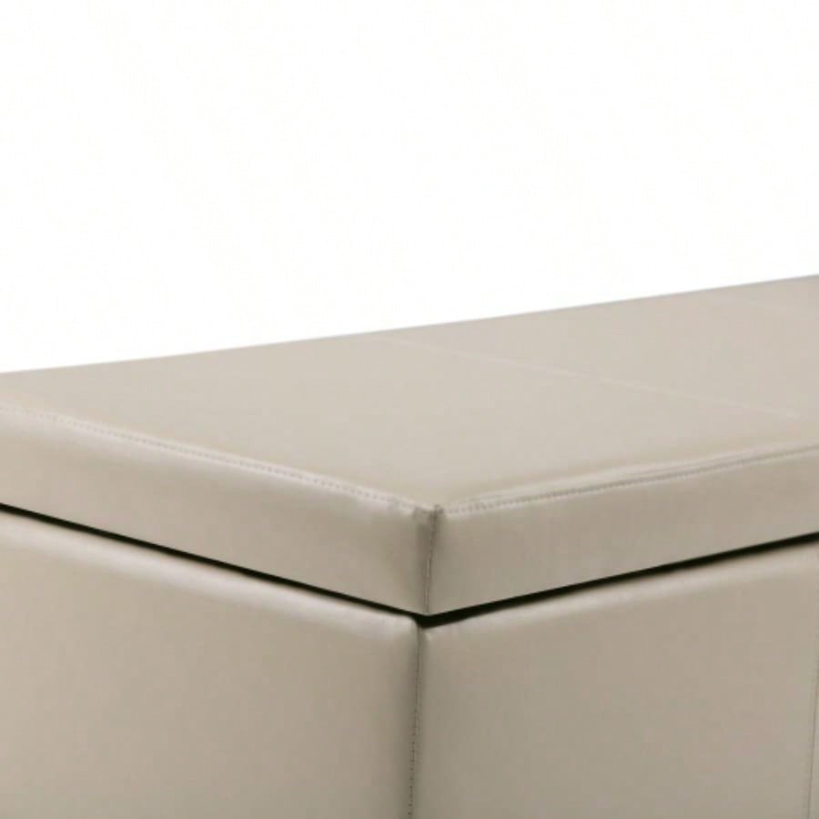 Avalon - Storage Ottoman - Satin