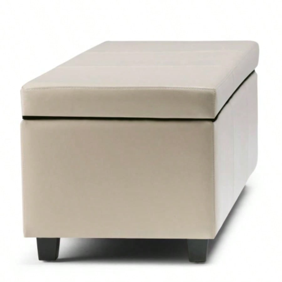 Avalon - Storage Ottoman - Satin