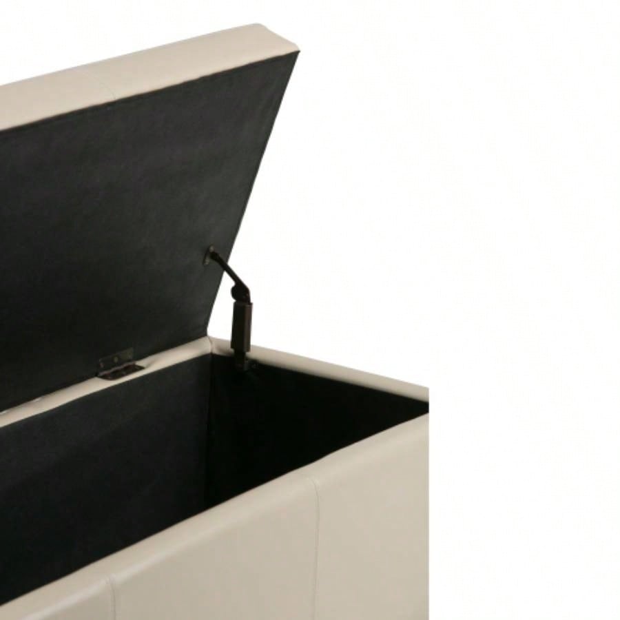 Avalon - Storage Ottoman - Satin