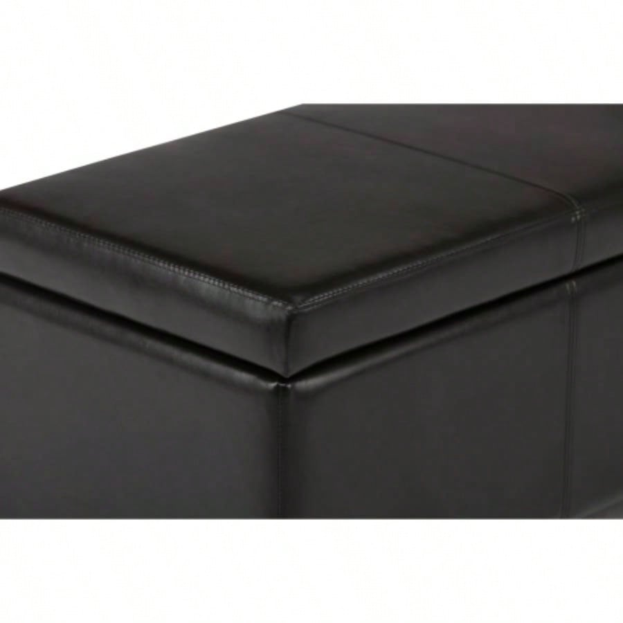 Avalon - Storage Ottoman - Tanners Brown
