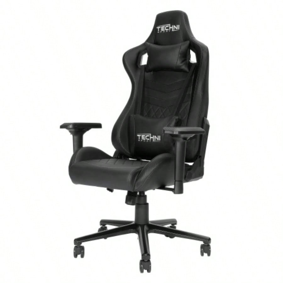 Techni Sport TS - 83 Ergonomic High Back Racer Style PC Gaming Chair, Black