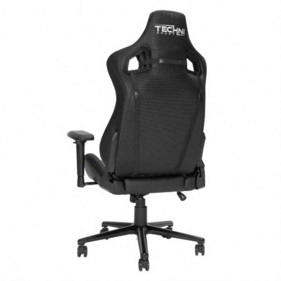 Techni Sport TS - 83 Ergonomic High Back Racer Style PC Gaming Chair, Black