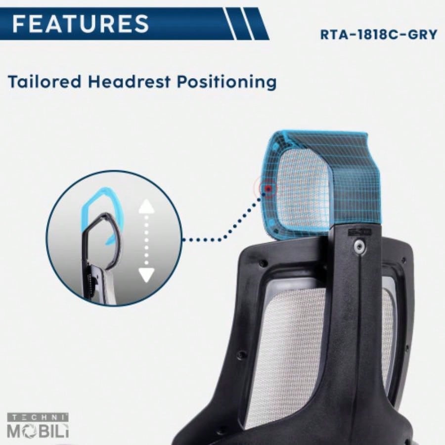 Techni Mobili Ergonomic Executive Chair,