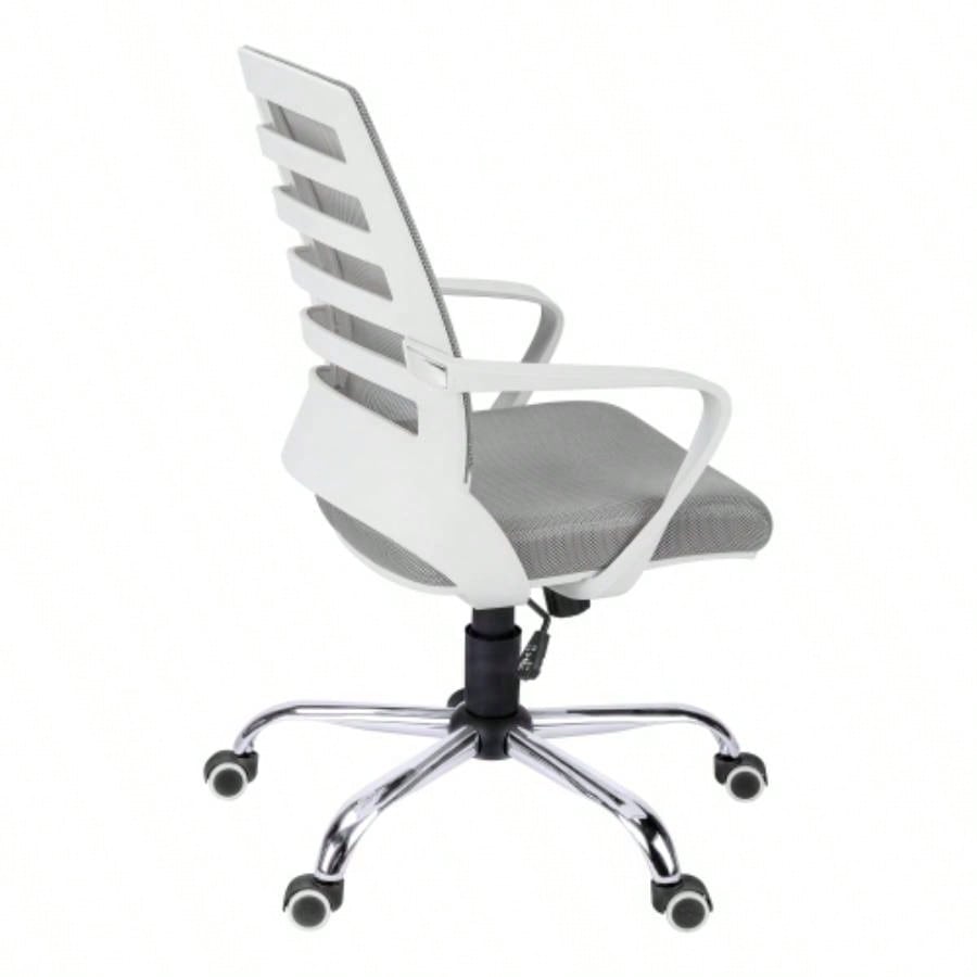 Office Chair, Adjustable Height, Swivel, Ergonomic, Armrests, Computer Desk, Work, Mesh, Metal, Contemporary, Modern