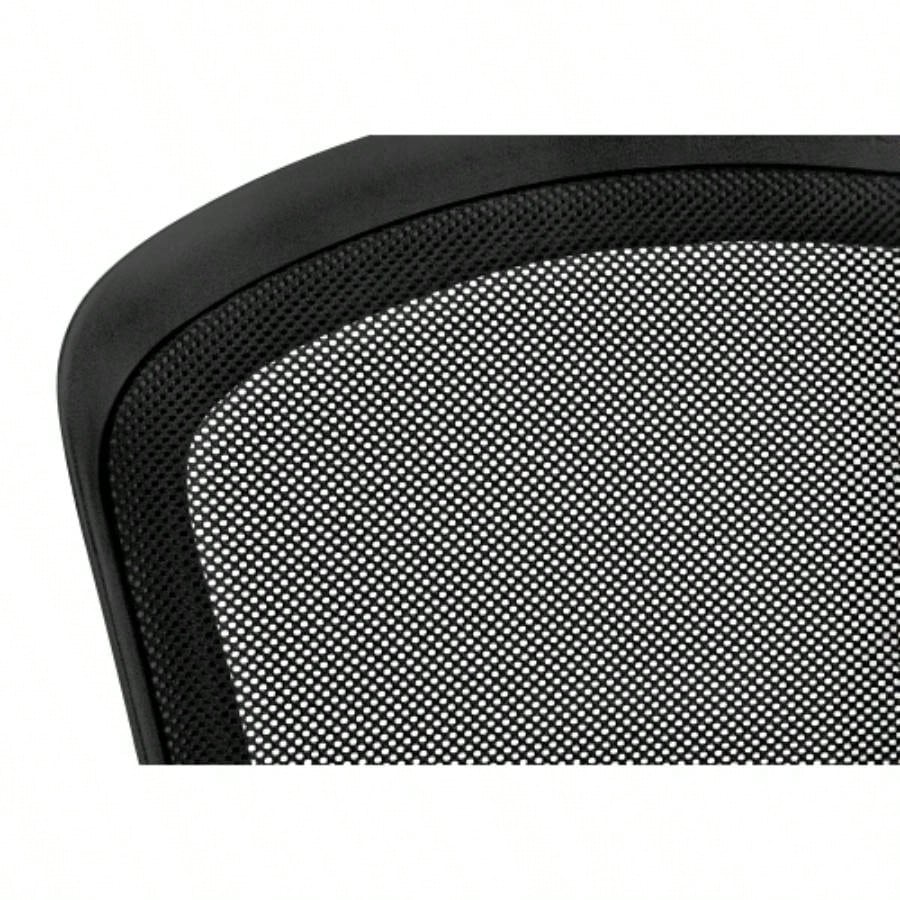 Office Chair, Adjustable Height, Swivel, Ergonomic, Armrests, Computer Desk, Work, Black Mesh, Black Metal, Contemporary, Modern